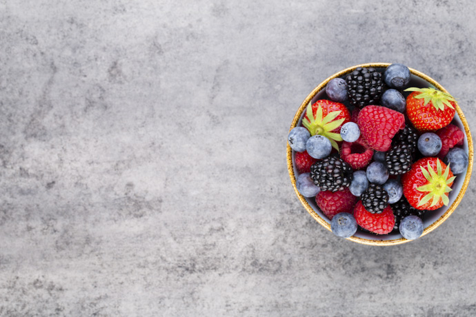 Frutos rojos ricos en resveratrol