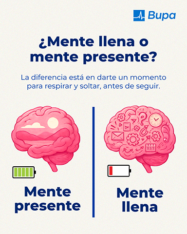 ¿Mente llena o mente presente?